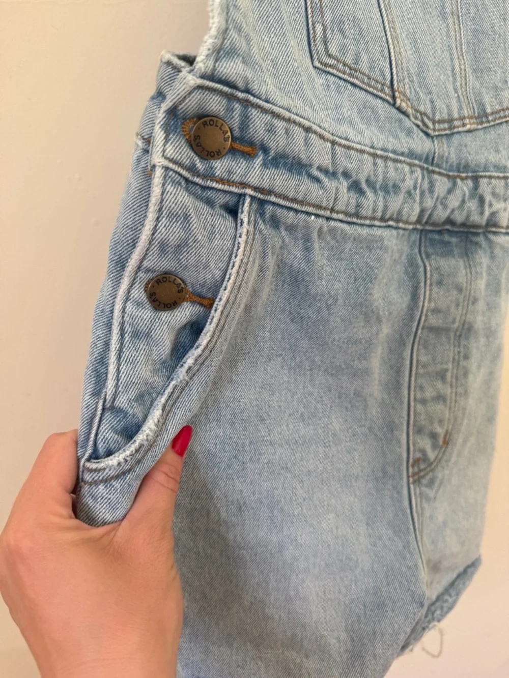 Rolla’s Denim Overall Shorts- Size 26